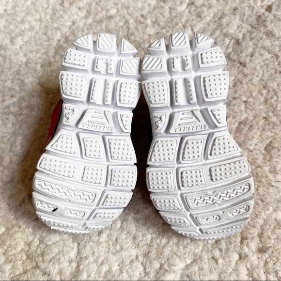 Skechers Kids Red Black Flex Advantage Mini Rush Sneaker (Toddler) Size 5 - Picture 5 of 9